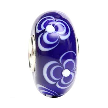 Delft Blue Flower Bunch - Ogerbeads Glas